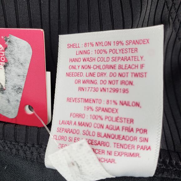 Xhilaration Women's Size Small‎ Hipster Side Tie Black Bikini Bottom New - Picture 4 of 4